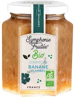 Symphonie Fruitee - Organic Flambéed Banana Jam, 330g (11.6oz)