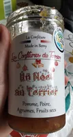 Confitures pomme ,poire, argrume, fruits sec