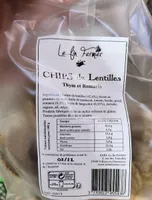 Chips de lentilles thym et romarin