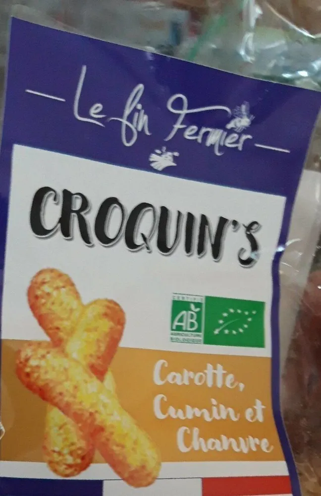 Croquin's carotte cumin et chanvre