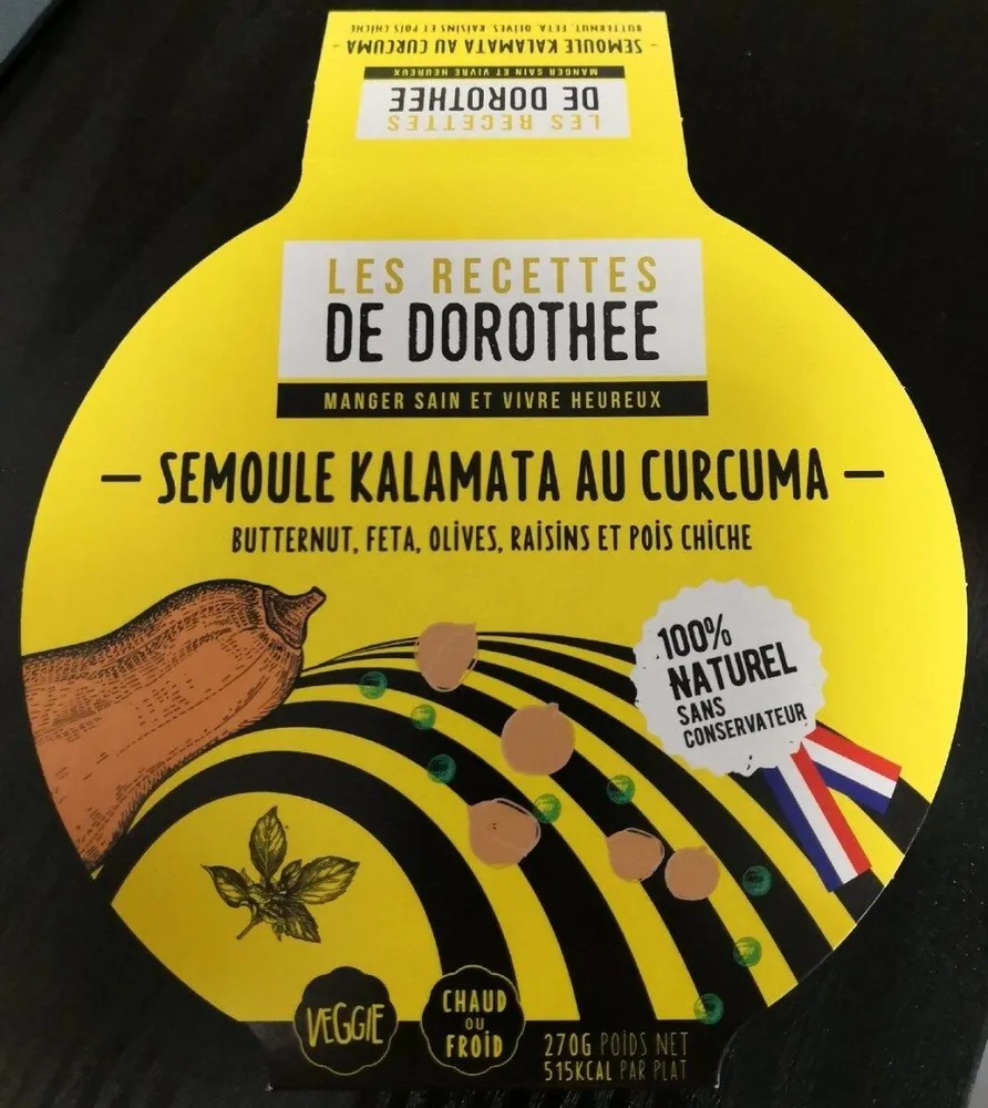 Semoule kalamata au curcuma