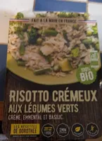 Risotto crémeux aux légumes verts