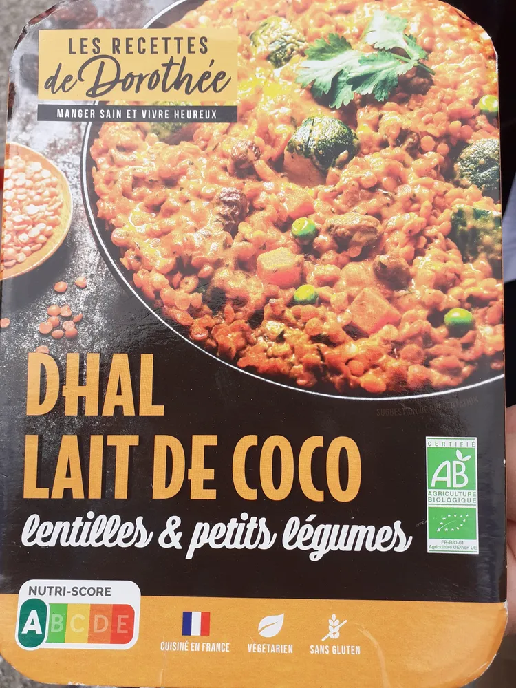 Dahl lait de coco