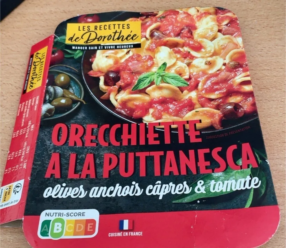 Orecchiette à la puttanesca