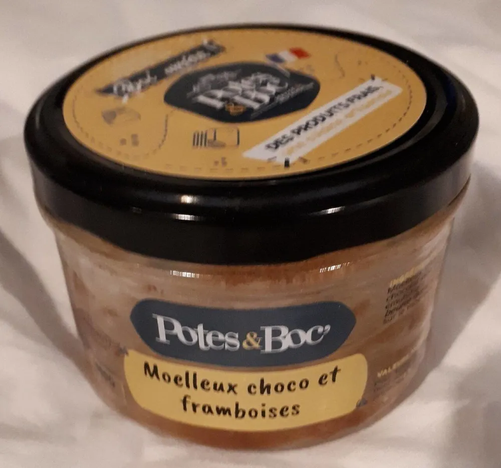 Moelleux choco et framboise