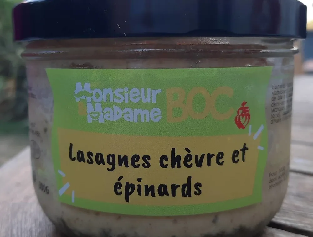 Lasagnes chèvre et épinards
