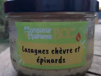 Lasagnes chèvre et épinards