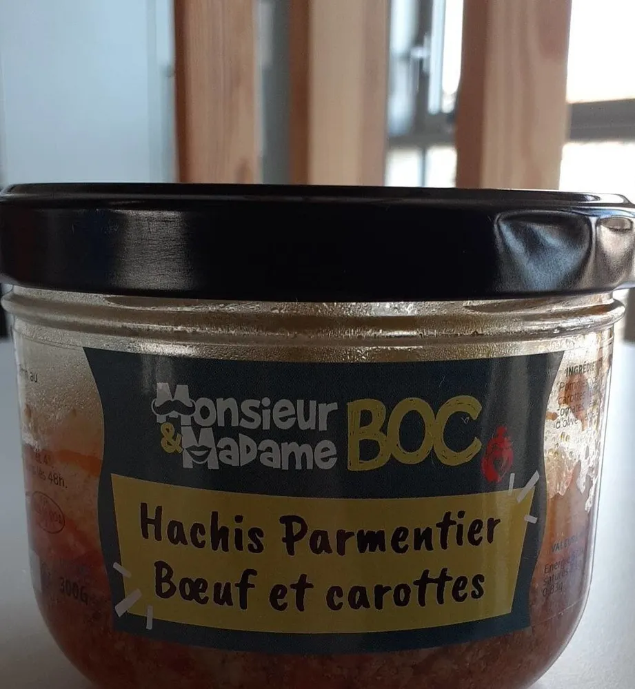 Hachis parmentier bœuf carottes