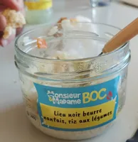 Lieu noir beurre nantais riz aux légumes