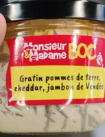 Gratin pommes de terres, cheddar, jambon de Vendée