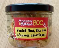 Poulet Thaï, Riz aux Légumes Asiatiques