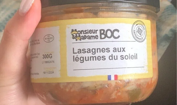 Lasagnes aux légumes du soleil