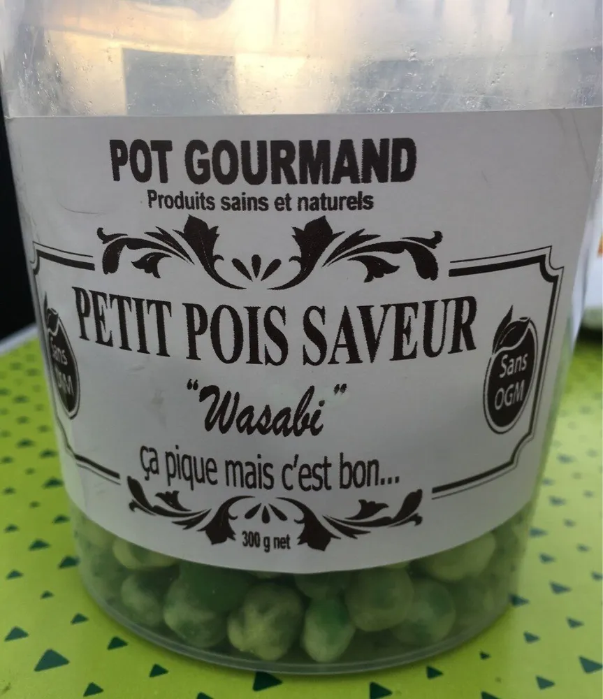 Petit pois saveur wasabi