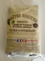 Risotto poireaux citron combava