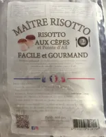 Risotto cèpes pointe d’ail 2 pers