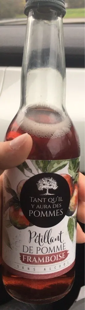 Pétillant de pommes framboises