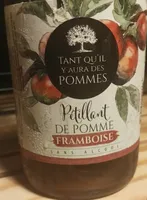 Pétillant de pomme framboise