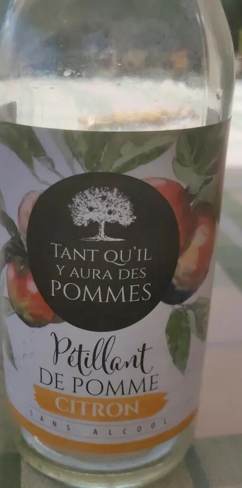Pétillant de pomme citron