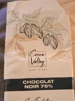 Chocolat noir 75% sans torréfaction