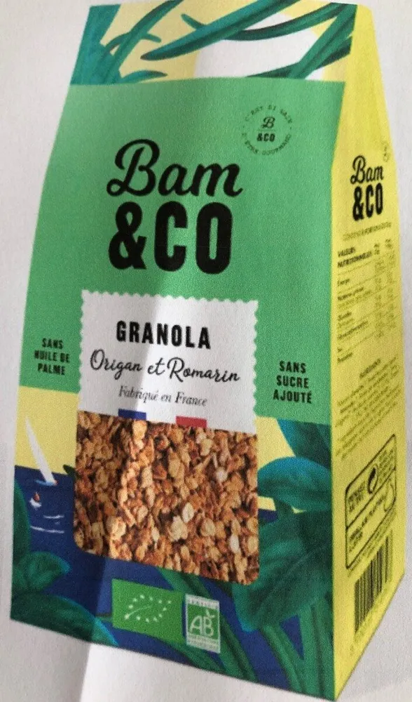 Granola origan et romarin