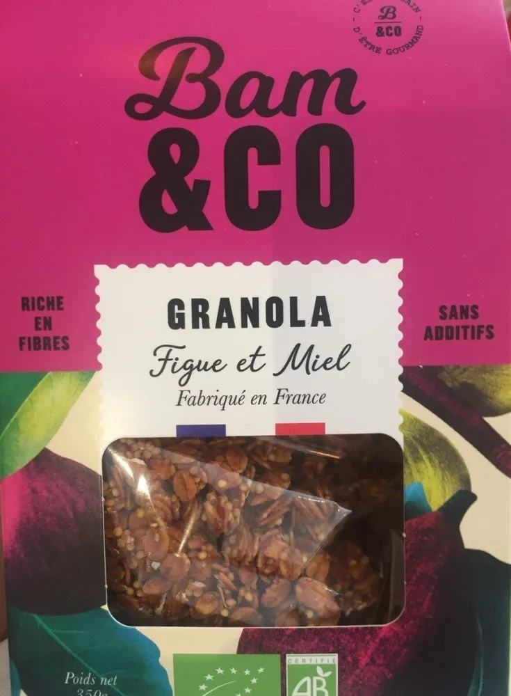 Granola figue et miel