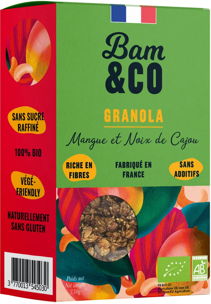 Granola Mangue et Noix de Cajou