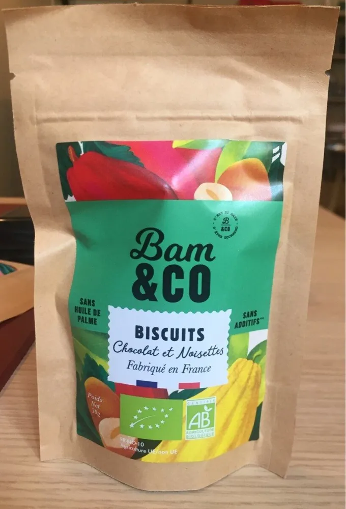 Mini biscuits Chocolat et Noisettes