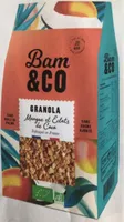 Granola mangue aux éclats de coco