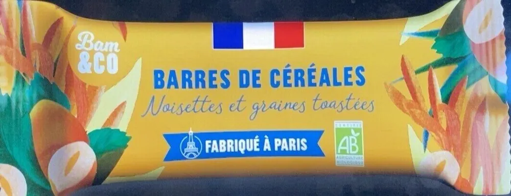 Barre de Céreales Noisettes et Graines Toastées
