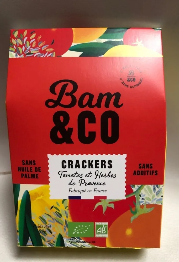 Crackers tomates et herbes de provence