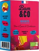 Biscuits Pain d'Épices et Cranberries 100g BIO
