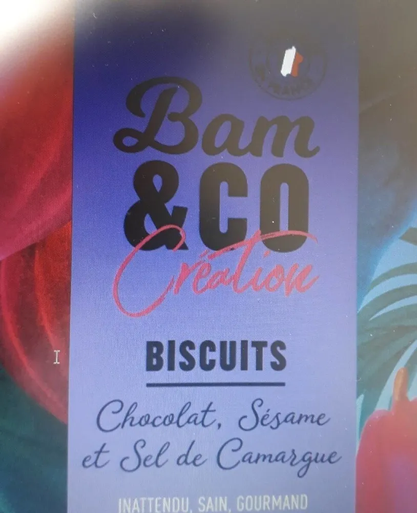 Biscuit choco sésame sel