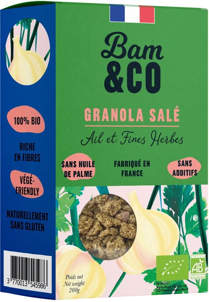 Granola Salé Ail et Fines Herbes