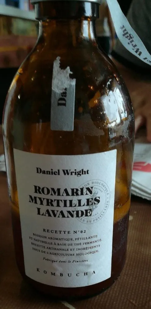 Kombucha romarin myrtilles lavandes