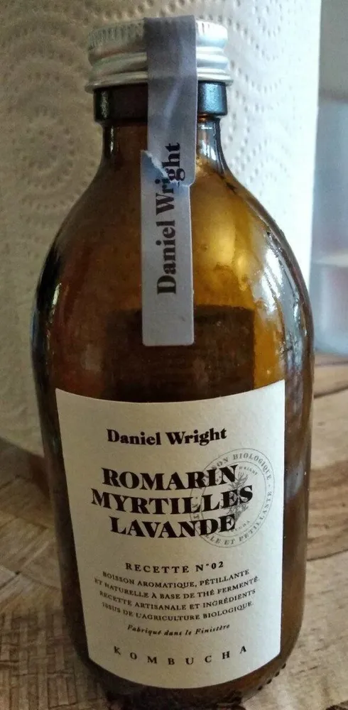 Kombucha romarin myrtilles lavande