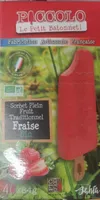 Sorbet plein fruit traditionnel fraise bio