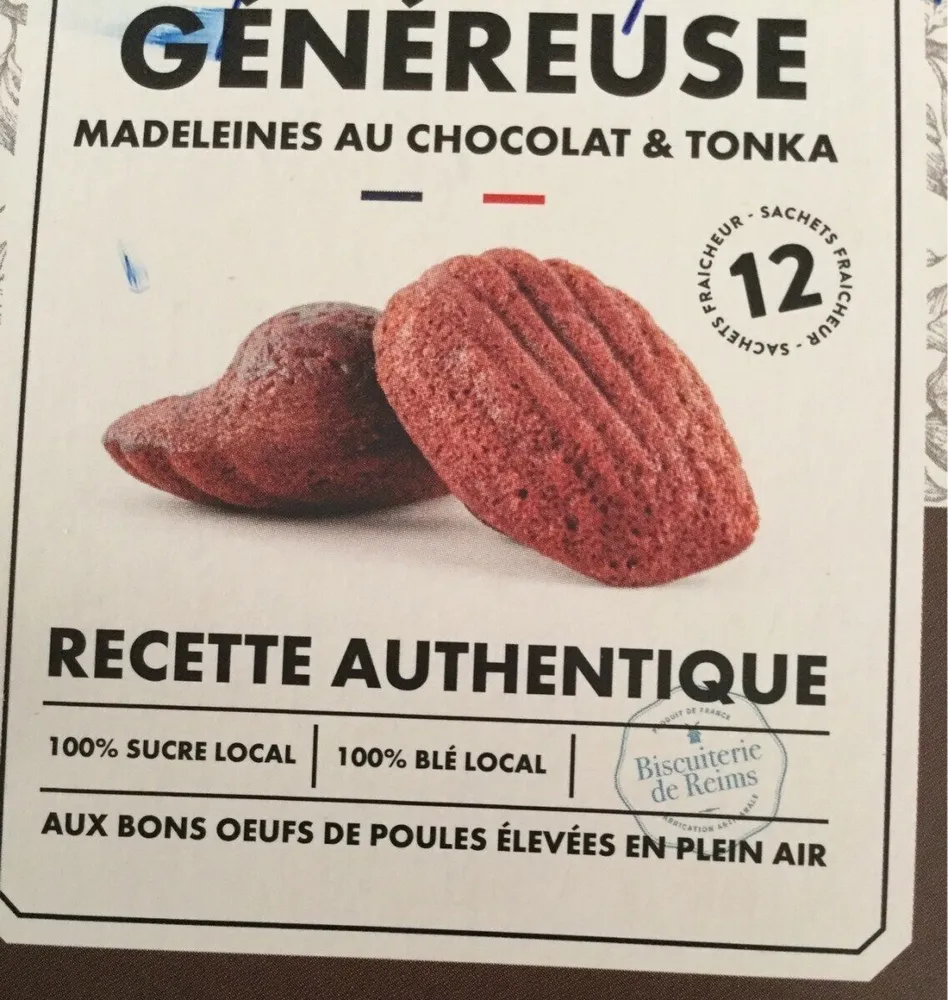 Madeleines au chocolat & tonka