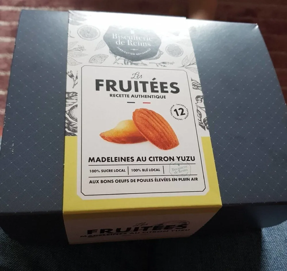 Madeleines au citron yuzu