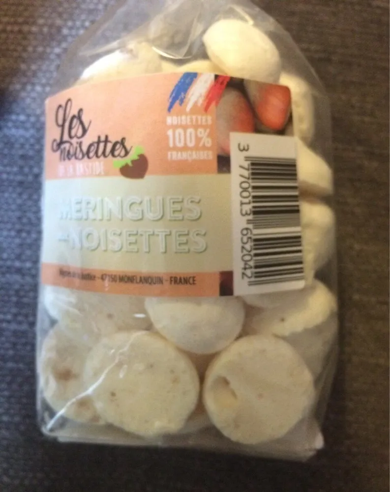 Meringues aux noisettes