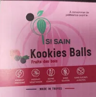 Kookies balls fruit rouges