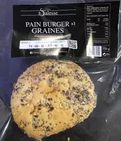 Pain burger graines