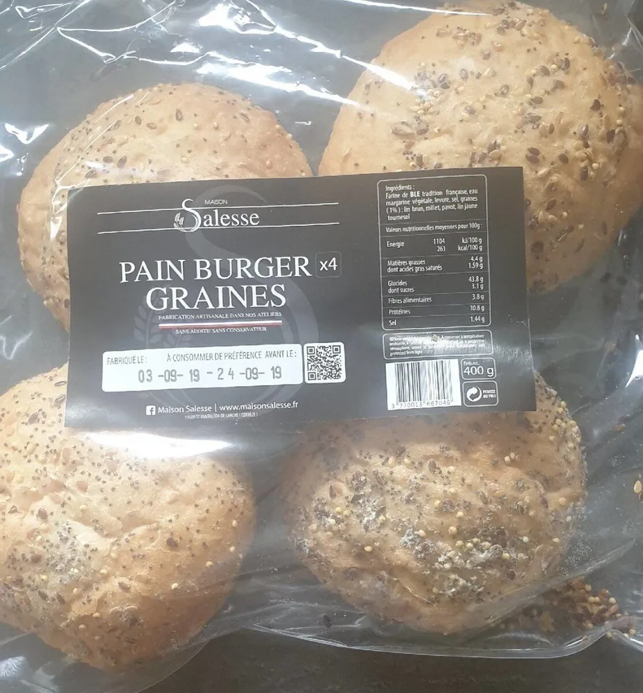 Pain Burger graines