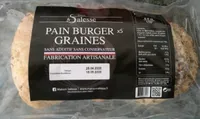Pain burger graines