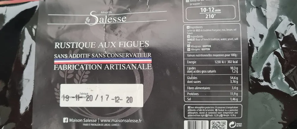 Rustique aux figues