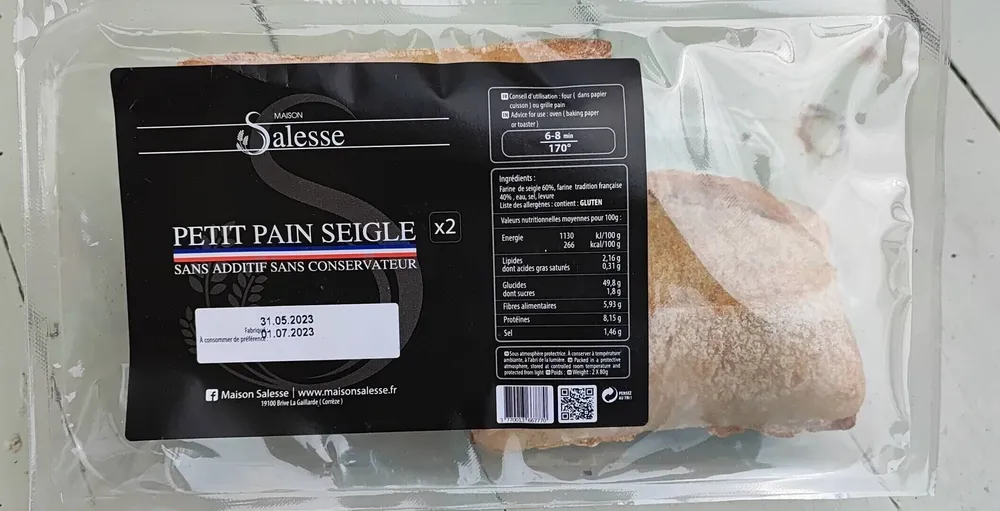 Petit pain seigle