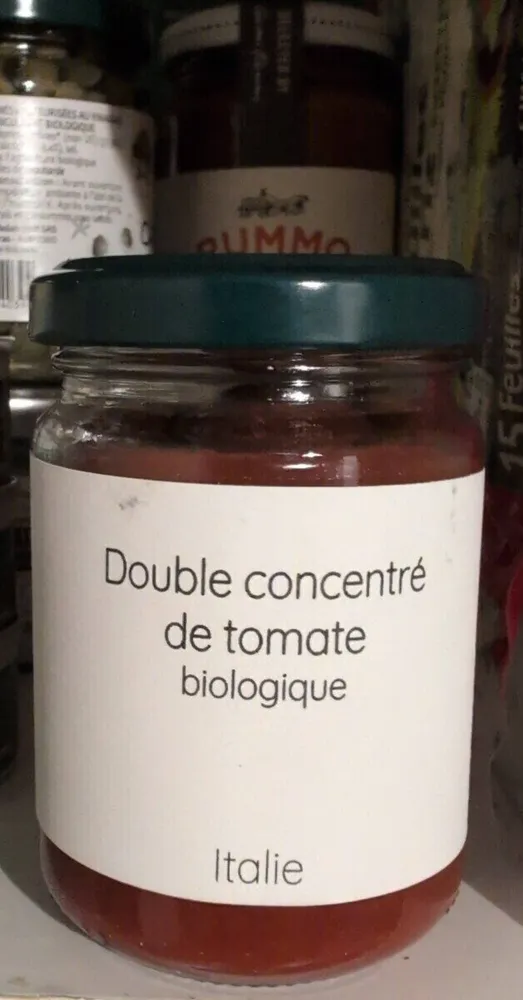 Double concentré de tomate biologique