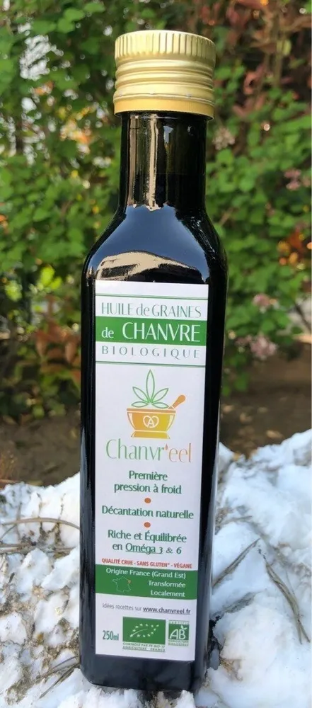 Huile de graines de chanvre bio