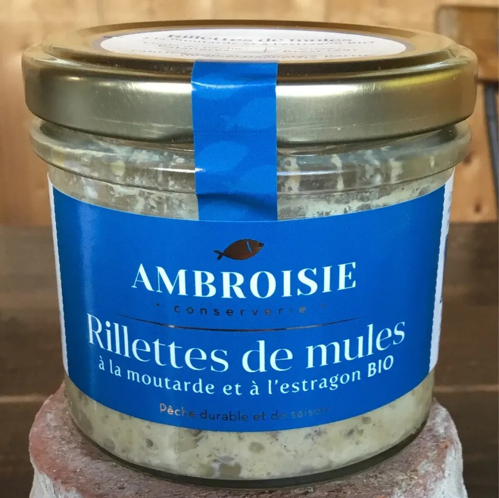 Rillettes de mules à la moutarde et à l'estragon Bio