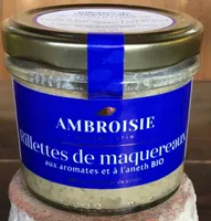 Rillettes de maquereaux aux aromates et à l'aneth Bio