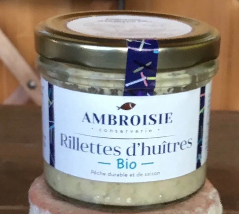 Rillettes d'huitres Bio